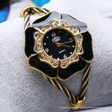 Relojes Sparkle Bangle para mujer Gold Tone